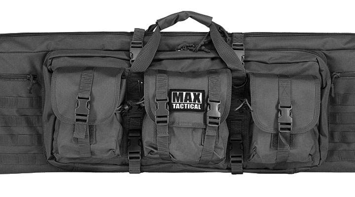 MAX Tactical 109 cm Heavy Duty Deluxe Single Soft Rifle Bag / Gewehr-Futteral f. Gewehr mit Zubehr schwarz Bild 7