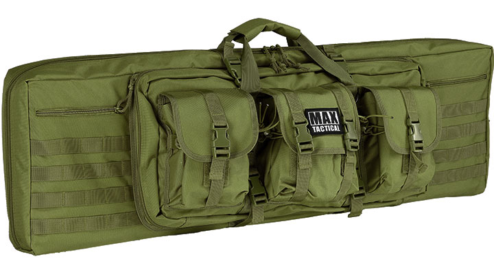 MAX Tactical 109 cm Heavy Duty Deluxe Single Soft Rifle Bag / Gewehr-Futteral f. Gewehr mit Zubehr oliv