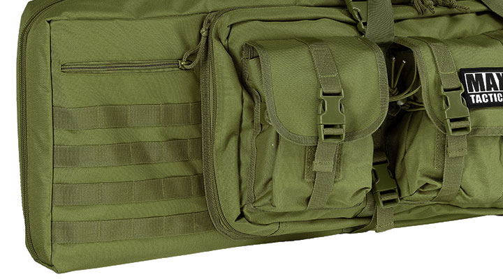 MAX Tactical 109 cm Heavy Duty Deluxe Single Soft Rifle Bag / Gewehr-Futteral f. Gewehr mit Zubehr oliv Bild 8