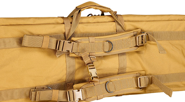 MAX Tactical 109 cm Heavy Duty Deluxe Single Soft Rifle Bag / Gewehr-Futteral f. Gewehr mit Zubehr tan Bild 10