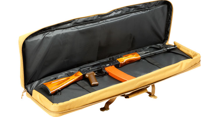 MAX Tactical 109 cm Heavy Duty Deluxe Single Soft Rifle Bag / Gewehr-Futteral f. Gewehr mit Zubehr tan Bild 4