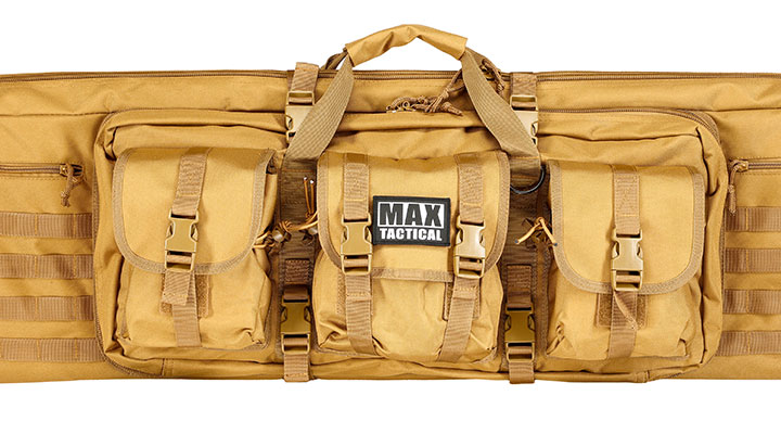 MAX Tactical 109 cm Heavy Duty Deluxe Single Soft Rifle Bag / Gewehr-Futteral f. Gewehr mit Zubehr tan Bild 7