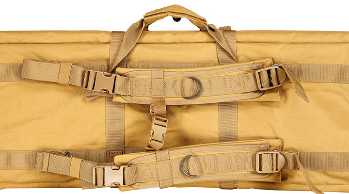 MAX Tactical 109 cm Heavy Duty Deluxe Single Soft Rifle Bag / Gewehr-Futteral f. Gewehr mit Zubehr tan Bild 9