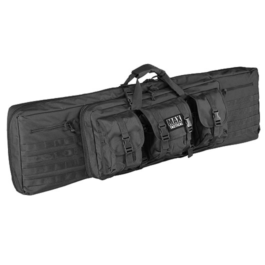MAX Tactical 121 cm Heavy Duty Deluxe Single Soft Rifle Bag / Gewehr-Futteral f. Gewehr mit Zubehr schwarz