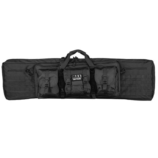 MAX Tactical 121 cm Heavy Duty Deluxe Single Soft Rifle Bag / Gewehr-Futteral f. Gewehr mit Zubehr schwarz Bild 2