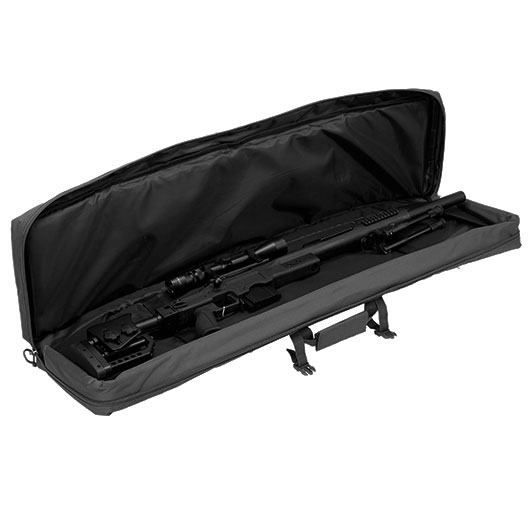 MAX Tactical 121 cm Heavy Duty Deluxe Single Soft Rifle Bag / Gewehr-Futteral f. Gewehr mit Zubehr schwarz Bild 4
