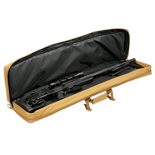 MAX Tactical 121 cm Heavy Duty Deluxe Single Soft Rifle Bag / Gewehr-Futteral f. Gewehr mit Zubehr tan Bild 4