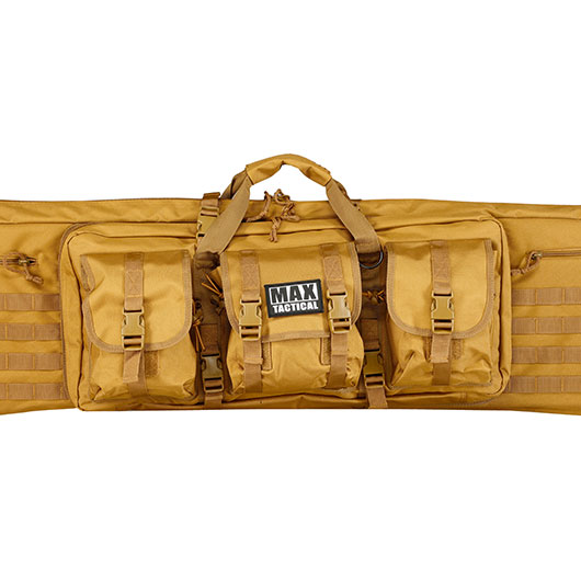 MAX Tactical 121 cm Heavy Duty Deluxe Single Soft Rifle Bag / Gewehr-Futteral f. Gewehr mit Zubehr tan Bild 7