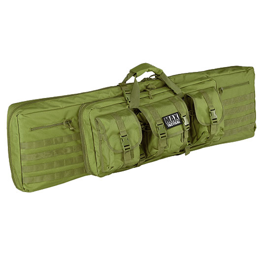 MAX Tactical 121 cm Heavy Duty Deluxe Single Soft Rifle Bag / Gewehr-Futteral f. Gewehr mit Zubehr oliv