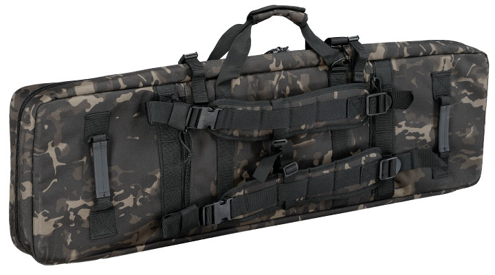 MAX Tactical 108 cm Heavy Duty Deluxe Double Soft Rifle Bag / Gewehr-Futteral f. zwei Gewehre mit Zubehr Multiblack Camo Bild 1