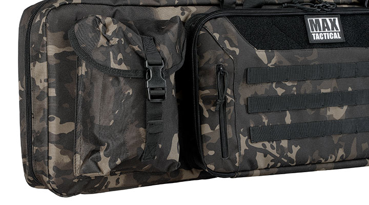 MAX Tactical 108 cm Heavy Duty Deluxe Double Soft Rifle Bag / Gewehr-Futteral f. zwei Gewehre mit Zubehr Multiblack Camo Bild 10