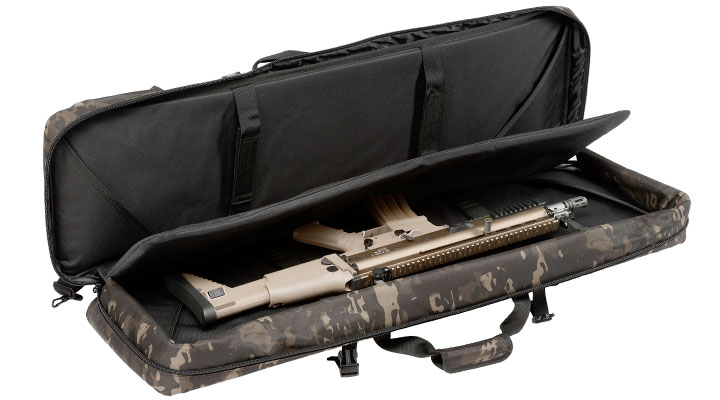 MAX Tactical 108 cm Heavy Duty Deluxe Double Soft Rifle Bag / Gewehr-Futteral f. zwei Gewehre mit Zubehr Multiblack Camo Bild 5