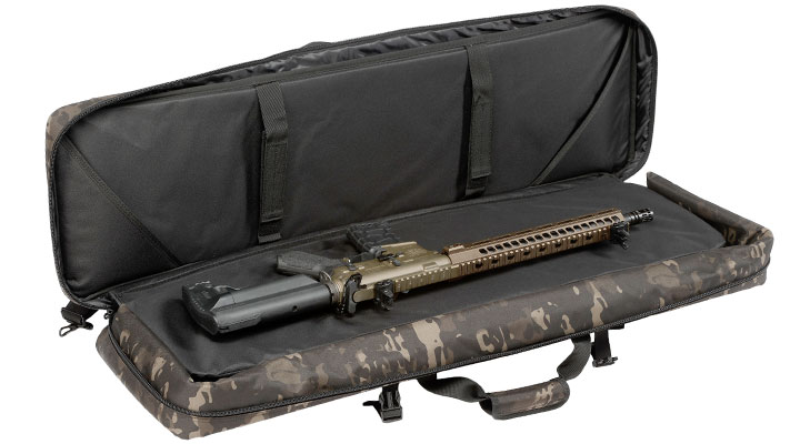 MAX Tactical 108 cm Heavy Duty Deluxe Double Soft Rifle Bag / Gewehr-Futteral f. zwei Gewehre mit Zubehr Multiblack Camo Bild 6