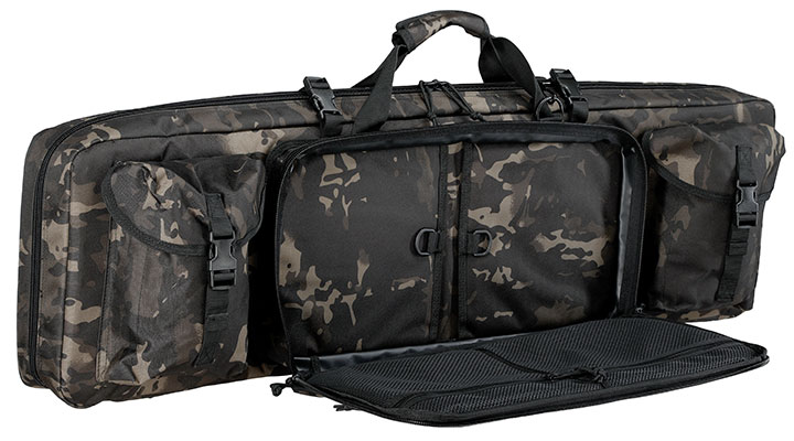 MAX Tactical 108 cm Heavy Duty Deluxe Double Soft Rifle Bag / Gewehr-Futteral f. zwei Gewehre mit Zubehr Multiblack Camo Bild 8