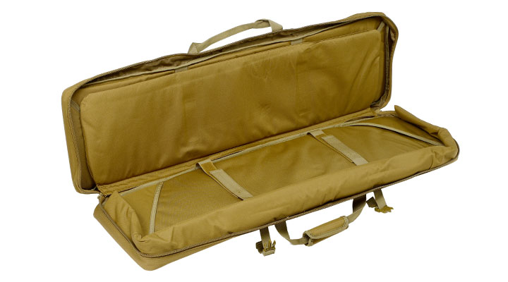 MAX Tactical 108 cm Heavy Duty Deluxe Double Soft Rifle Bag / Gewehr-Futteral f. zwei Gewehre mit Zubehr tan Bild 7