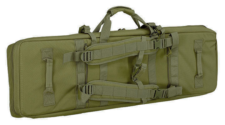 MAX Tactical 108 cm Heavy Duty Deluxe Double Soft Rifle Bag / Gewehr-Futteral f. zwei Gewehre mit Zubehr oliv Bild 1