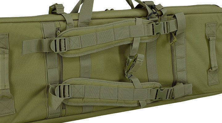 MAX Tactical 108 cm Heavy Duty Deluxe Double Soft Rifle Bag / Gewehr-Futteral f. zwei Gewehre mit Zubehr oliv Bild 11