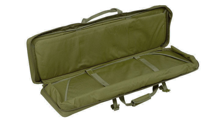MAX Tactical 108 cm Heavy Duty Deluxe Double Soft Rifle Bag / Gewehr-Futteral f. zwei Gewehre mit Zubehr oliv Bild 7