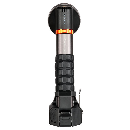 Nebo LED Handscheinwerfer Luxtreme SL50 450 Lumen schwarz mit Magnetfu und 800 m Reichweite inkl. Zubehr Bild 4