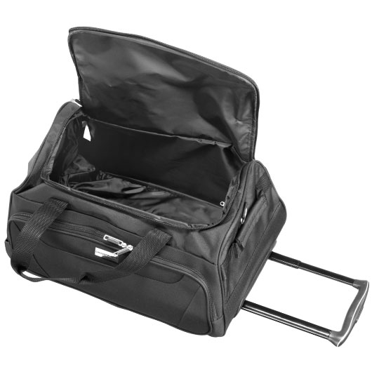 Reisetasche Monaco mit Trolley-System 42 Liter schwarz inkl. Tragegurt Bild 7