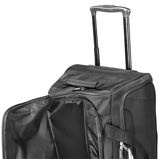 Reisetasche Monaco mit Trolley-System 42 Liter schwarz inkl. Tragegurt Bild 8