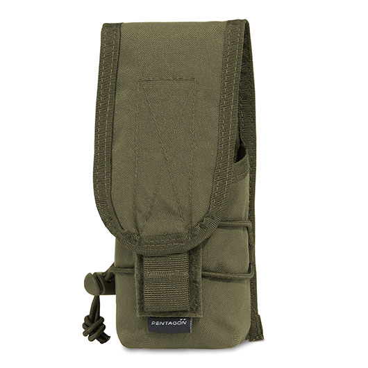 Pentagon Magazintasche Single Multi Pouch oliv 18 x 7 x 8 cm fr 2 Magazine