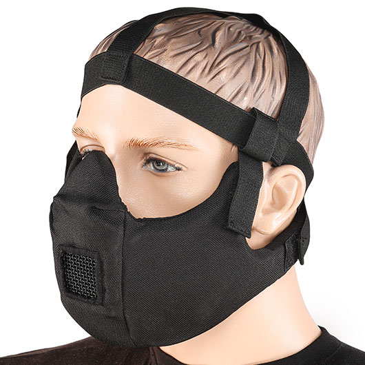 WoSport V5 Conqueror Lightweight 1000D Airsoft-Halbmaske Lower-Face schwarz