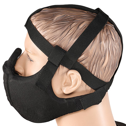 WoSport V5 Conqueror Lightweight 1000D Airsoft-Halbmaske Lower-Face schwarz Bild 2