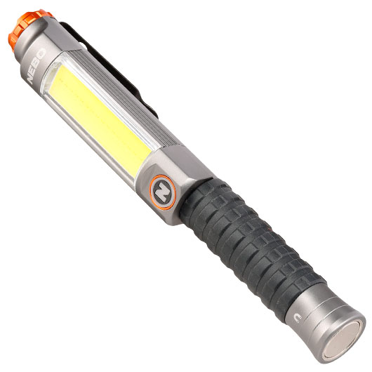 Nebo LED-Taschenlampe mit COB Big Larry 3 600 Lumen grau/schwarz inkl. Grtelclip Bild 4
