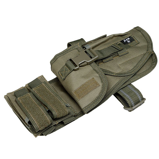 MFH Pistolenbeinholster Tactical oliv mit Bein- und Grtelbefestigung rechts Bild 4