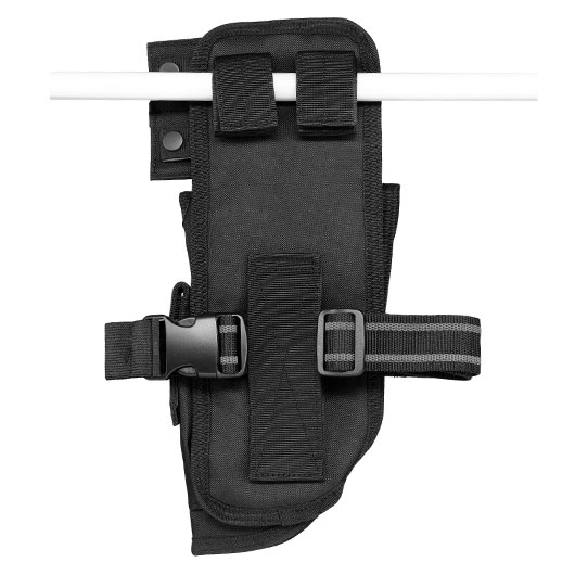 MFH Pistolenbeinholster Tactical schwarz mit Bein- und Grtelbefestigung rechts Bild 1