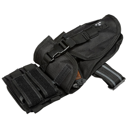 MFH Pistolenbeinholster Tactical schwarz mit Bein- und Grtelbefestigung rechts Bild 3