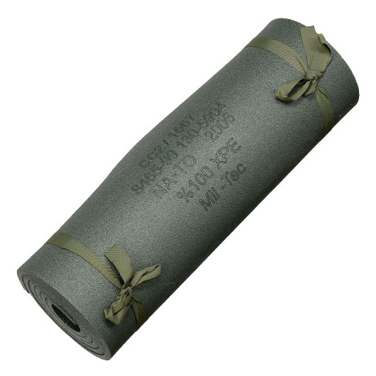 Mil-Tec Isomatte NATO mit Gurt 190 x 50 cm oliv