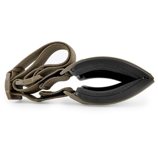 Wiley X Brille Lynx matt tan Glser grau inkl. Wechselglser klar, Brillenetui & Facial Cavity Dichtung Bild 6