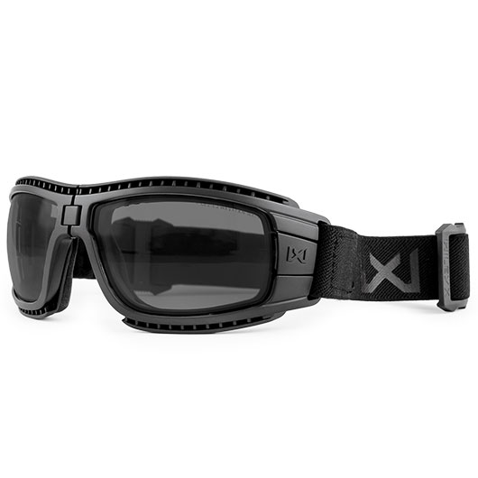 Wiley X Brille Lynx mattschwarz Glser grau inkl. Wechselglser klar, Brillenetui & Facial Cavity Dichtung Bild 1