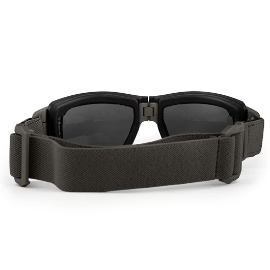 Wiley X Brille Lynx mattschwarz Glser grau inkl. Wechselglser klar, Brillenetui & Facial Cavity Dichtung Bild 3