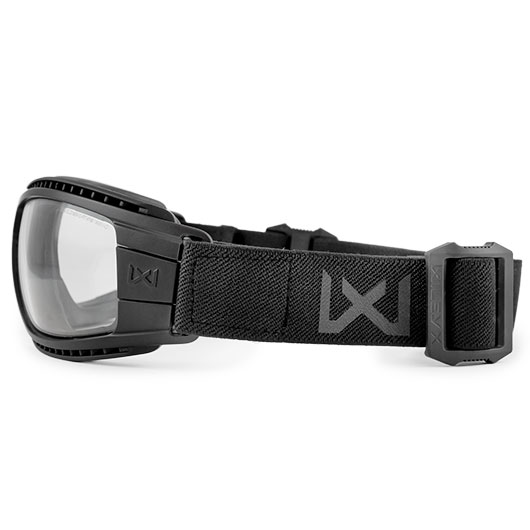 Wiley X Brille Lynx mattschwarz Glser grau inkl. Wechselglser klar, Brillenetui & Facial Cavity Dichtung Bild 4