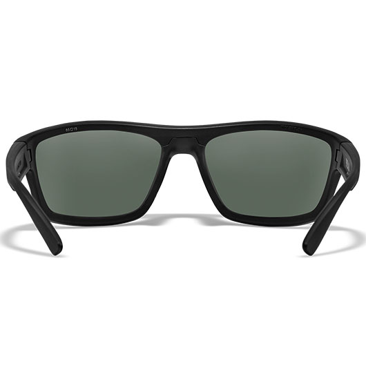 Wiley X Sonnenbrille Peak XL Captivate mattschwarz Glser blau verspiegelt polarisiert inkl. Brillenbeutel Bild 4
