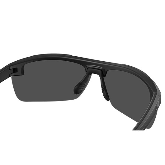 Wiley X Sonnenbrille Prime Captivate mattschwarz Glser grau inkl. Brillenbeutel Bild 4
