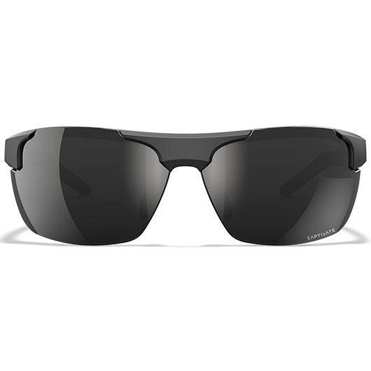 Wiley X Sonnenbrille Prime Captivate mattschwarz Glser schwarz verspiegelt polarisiert inkl. Brillenbeutel Bild 1