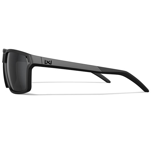 Wiley X Sonnenbrille Sierra Captivate mattschwarz Glser grau inkl. Brillenbeutel & Seitenschutz Bild 2