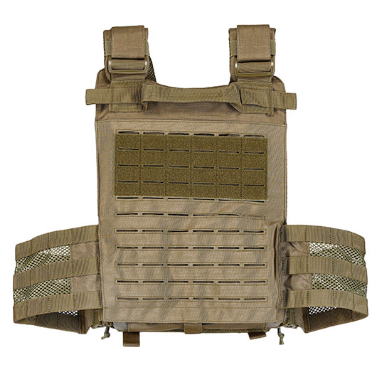 101 INC QR Plate Carrier Lasercut Molle-Plattentrger Weste oliv inkl. Dummy-Platten Bild 1