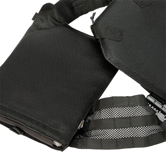 101 INC QR Plate Carrier Lasercut Molle-Plattentrger Weste schwarz inkl. Dummy-Platten Bild 5