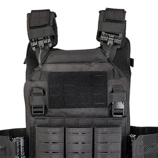 101 INC QR Plate Carrier Lasercut Molle-Plattentrger Weste schwarz inkl. Dummy-Platten Bild 6