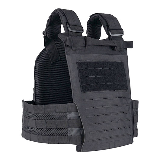 101 INC QR Plate Carrier Lasercut Molle-Plattentr�ger Weste schwarz inkl. Dummy-Platten Bild 6