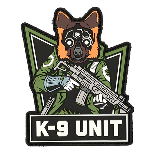 101 INC 3D Rubber Patch mit Klettflche K-9 Unit fullcolor nachleuchtend