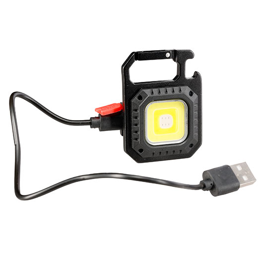 XCell LED Pocketleuchte Work Square 1000 Lumen schwarz inkl. Akku und USB-C Ladekabel Bild 3