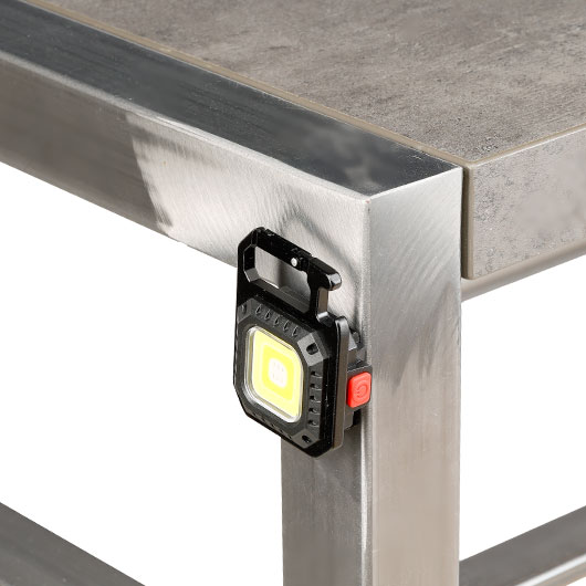 XCell LED Pocketleuchte Work Square 1000 Lumen schwarz inkl. Akku und USB-C Ladekabel Bild 5