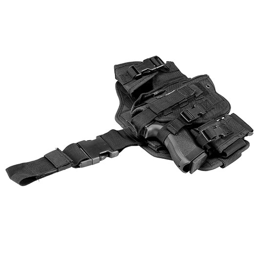 CI Pistolenbeinholster Combat Utility 4011 Gen.2 schwarz mit Bein- und Grtelbefestigung rechts Bild 4