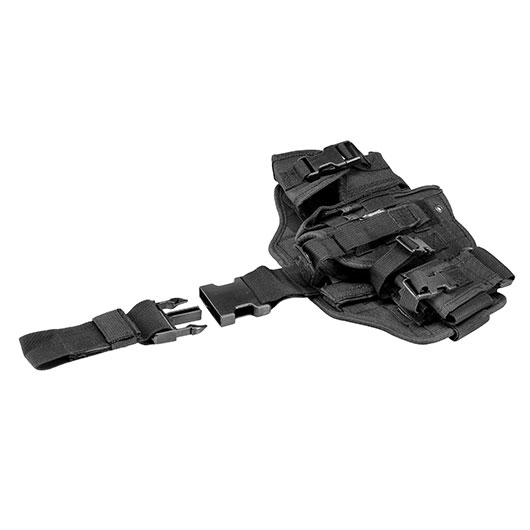 CI Pistolenbeinholster Combat Utility 4011 Gen.2 schwarz mit Bein- und Grtelbefestigung rechts Bild 6